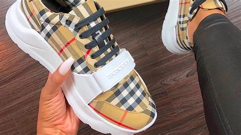 burberry trainers women|burberry iconic british trainers.